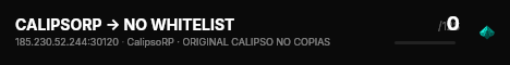 CALIPSORP → NO WHITELIST live status badge