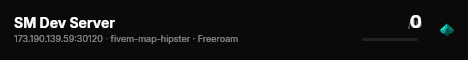 SM Dev Server live status badge