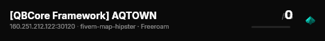 [QBCore Framework] AQTOWN live status badge