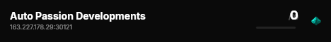 Auto Passion Developments live status badge