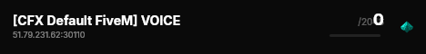 [CFX Default FiveM] VOICE live status badge