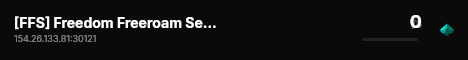 [FFS] Freedom Freeroam Server live status badge