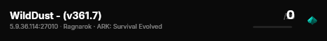 WildDust - (v361.7) live status badge