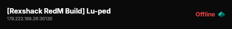 [Rexshack RedM Build] Lu-ped live status badge