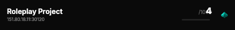 Roleplay Project live status badge