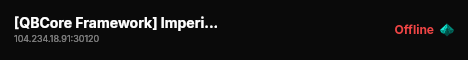 [QBCore Framework] ImperiumRP live status badge