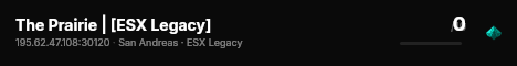 The Prairie | [ESX Legacy] live status badge