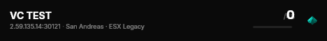 VC TEST live status badge