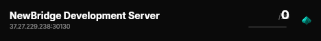 NewBridge Development Server live status badge