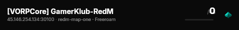 [VORPCore] GamerKlub-RedM live status badge