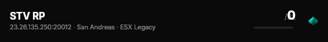 STV RP live status badge