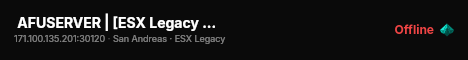  AFUSERVER | [ESX Legacy Mod] live status badge