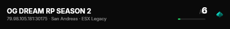OG DREAM RP SEASON 2 live status badge
