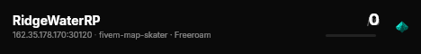 RidgeWaterRP live status badge