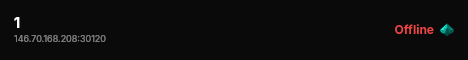 1 live status badge