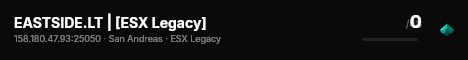 EASTSIDE.LT | [ESX Legacy] live status badge