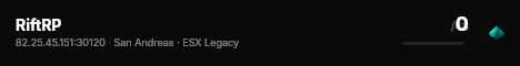 RiftRP live status badge