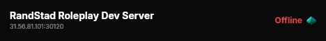 RandStad Roleplay Dev Server live status badge