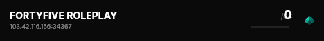 FORTYFIVE ROLEPLAY live status badge