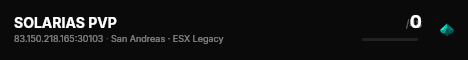 SOLARIAS PVP live status badge