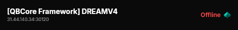 [QBCore Framework] DREAMV4 live status badge