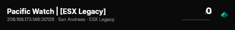 Pacific Watch | [ESX Legacy] live status badge