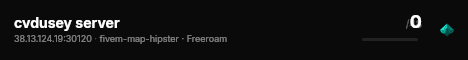 cvdusey server live status badge