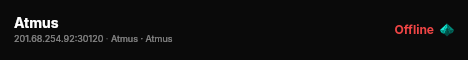 Atmus live status badge