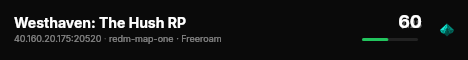 Westhaven: The Hush RP live status badge