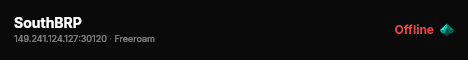 SouthBRP live status badge