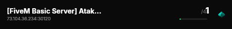 [FiveM Basic Server] Atake Dev live status badge