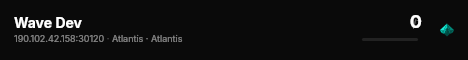 Wave Dev live status badge