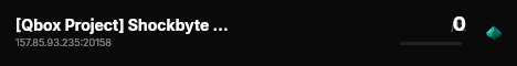 [Qbox Project] Shockbyte FXServer live status badge