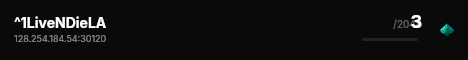 ^1LiveNDieLA live status badge