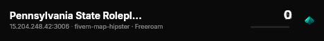 Pennsylvania State Roleplay Main live status badge