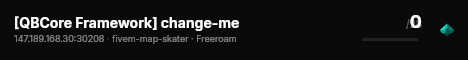 [QBCore Framework] change-me live status badge