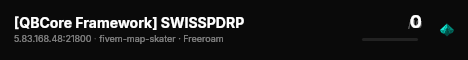 [QBCore Framework] SWISSPDRP live status badge