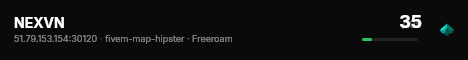 NEXVN live status badge