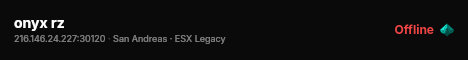 onyx rz live status badge