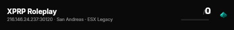 XPRP Roleplay live status badge