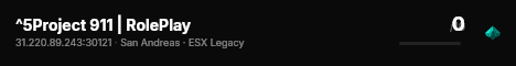 ^5Project 911 | RolePlay live status badge