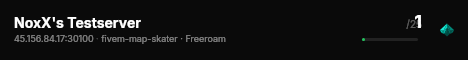 NoxX's Testserver live status badge