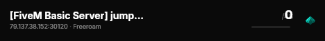 [FiveM Basic Server] jumpin67 live status badge