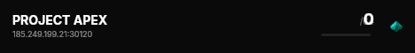 PROJECT APEX live status badge