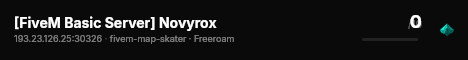 [FiveM Basic Server] Novyrox live status badge