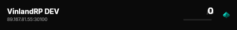 VinlandRP DEV live status badge