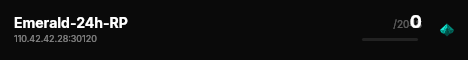 Emerald‑24h-RP live status badge