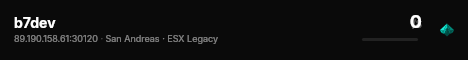 b7dev  live status badge