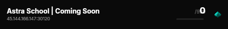 Astra School | Coming Soon live status badge