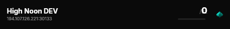 High Noon DEV live status badge